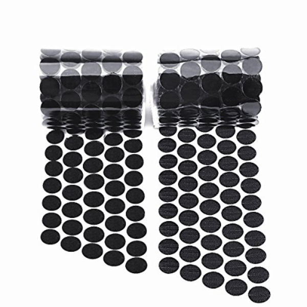 Hook and Loop Fastener Coins Hook & Loop Black High Tack Rubber Adhesive